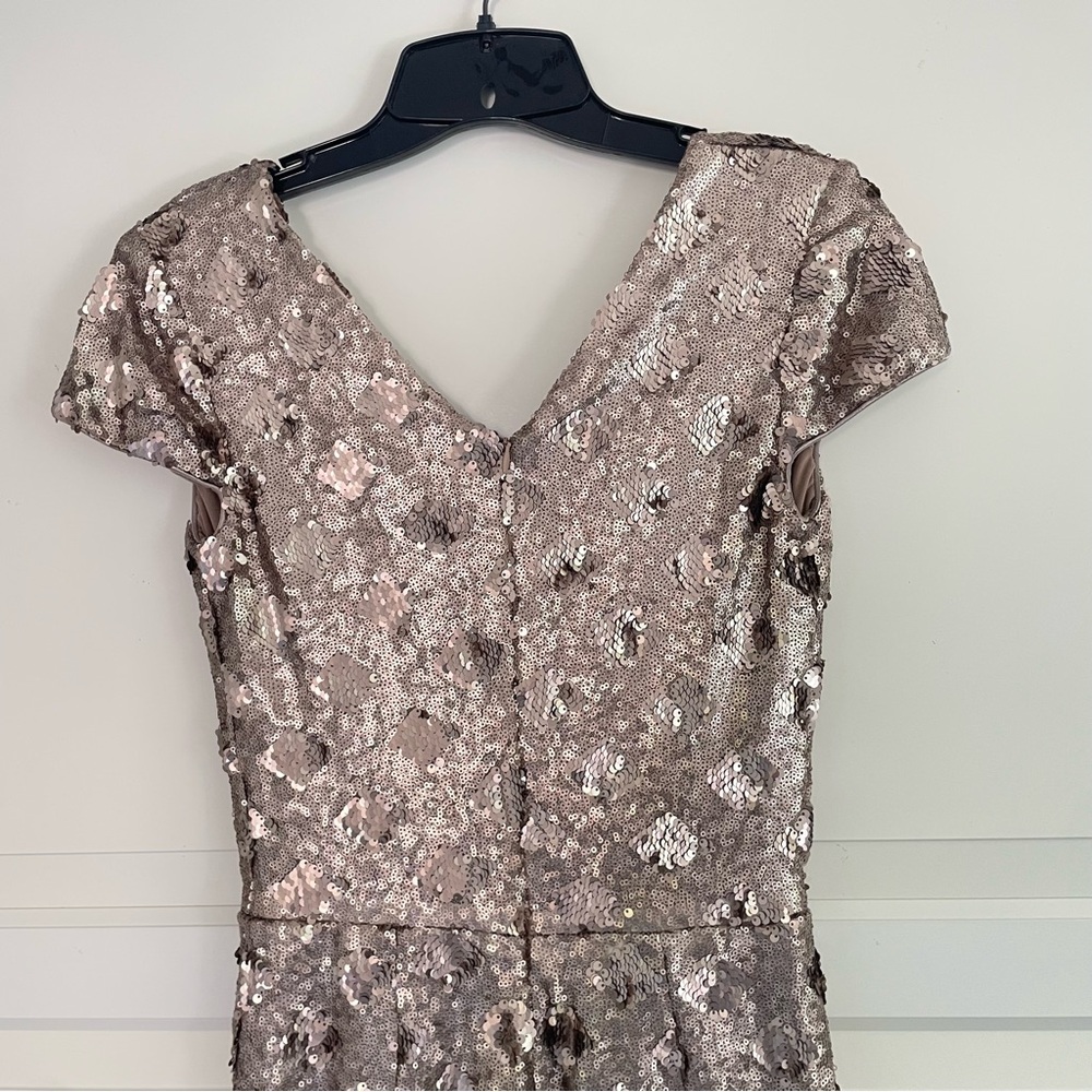 Dress the Population Gold Sequin Maxi Dress - Picture 4 of 14